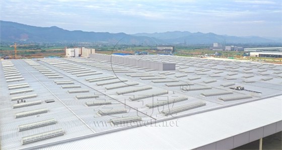 圓拱形電動(dòng)采光排煙天窗 圓拱形電動(dòng)采光排煙天窗