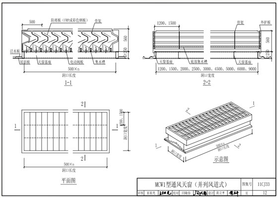 mcw1型通風天窗 mcw1型通風天窗
