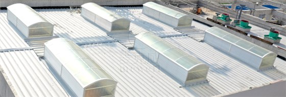 固定式圓拱形采光通風天窗 固定式圓拱形采光通風天窗