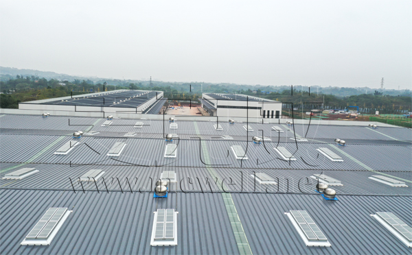 一字型電動采光排煙天窗 一字型電動采光排煙天窗