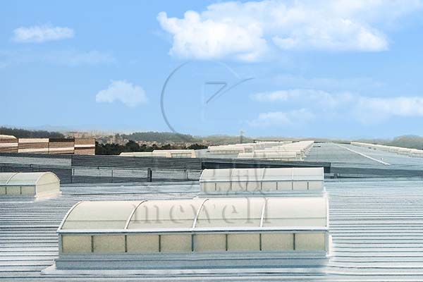 鄂爾多斯風(fēng)電大型葉片智能制造標(biāo)準(zhǔn)化廠房項目——內(nèi)蒙古圓拱型電動采光排煙天窗 鄂爾多斯風(fēng)電大型葉片智能制造標(biāo)準(zhǔn)化廠房項目——內(nèi)蒙古圓拱型電動采光排煙天窗