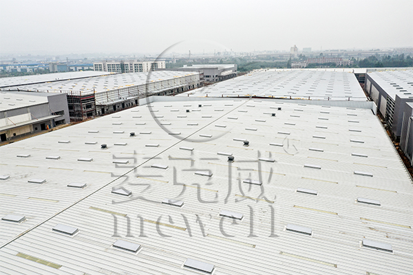 蘇寧云商成都B2C自動分揀中心—四川一字型電動采光排煙天窗 蘇寧云商成都B2C自動分揀中心—四川一字型電動采光排煙天窗