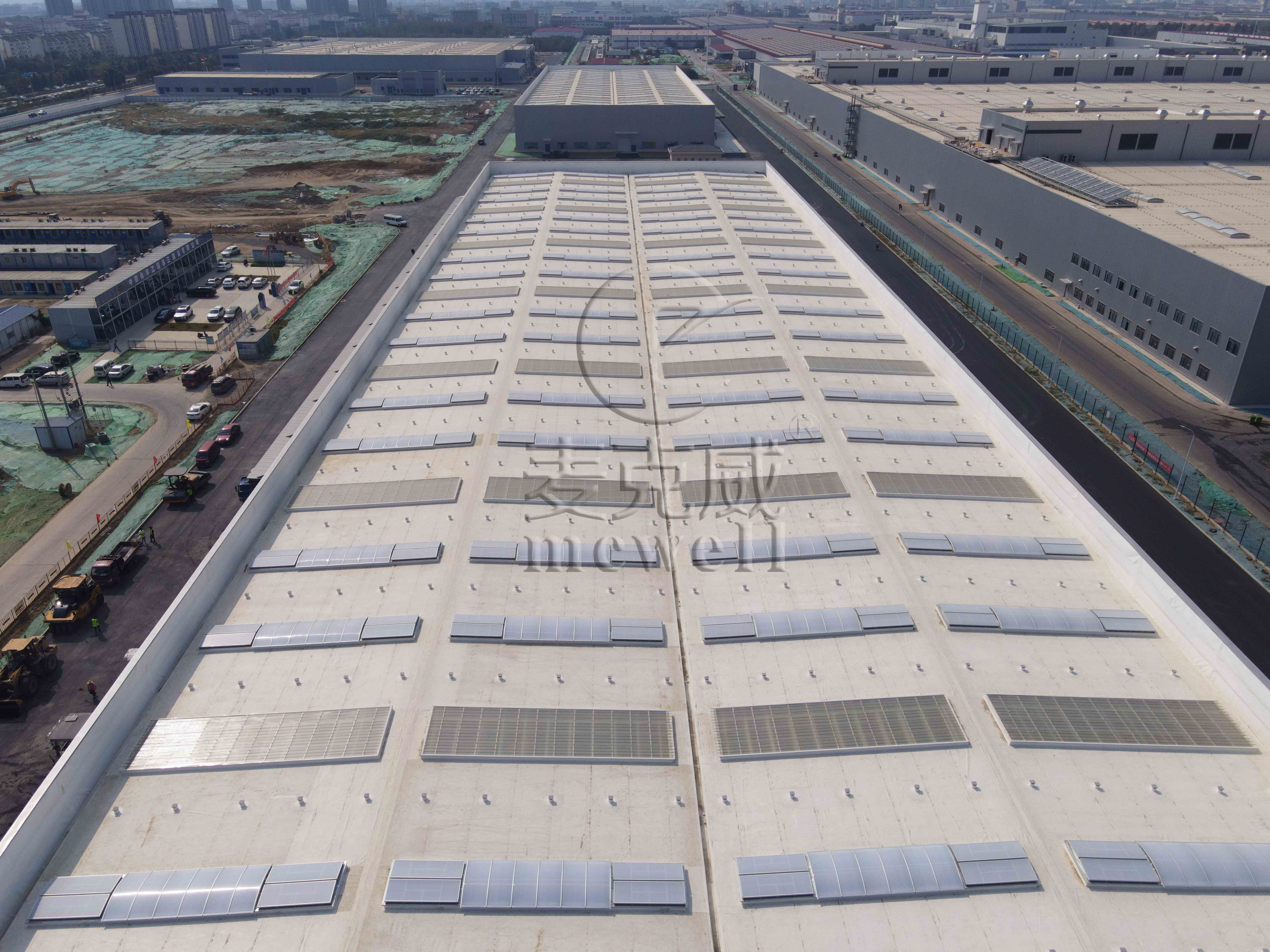 大眾安徽核心零部件產業園項目(二期)-安徽三角形天窗和圓拱形天窗組合式天窗 大眾安徽核心零部件產業園項目(二期)-安徽三角形天窗和圓拱形天窗組合式天窗