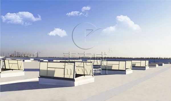 特斯拉超級工廠工業廠房排煙通風天窗 特斯拉超級工廠工業廠房排煙通風天窗