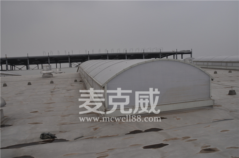 圓拱型電動采光排煙天窗 圓拱型電動采光排煙天窗