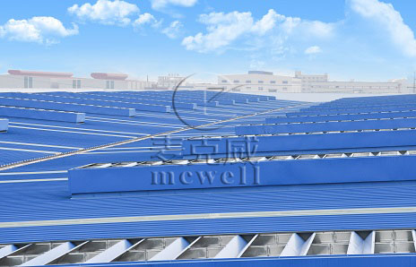 順坡通風天窗(間隔風道式) 順坡通風天窗(間隔風道式)